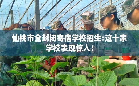 仙桃市全封闭寄宿学校招生:这十家学校表现惊人！