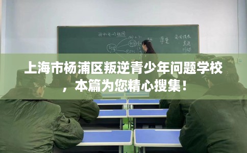 上海市杨浦区叛逆青少年问题学校，本篇为您精心搜集！