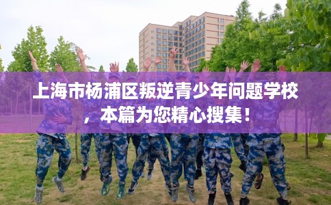 上海市杨浦区叛逆青少年问题学校，本篇为您精心搜集！