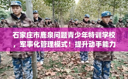 石家庄市鹿泉问题青少年特训学校，军事化管理模式！提升动手能力！