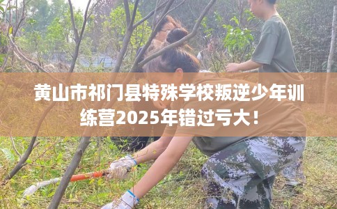 黄山市祁门县特殊学校叛逆少年训练营2025年错过亏大！