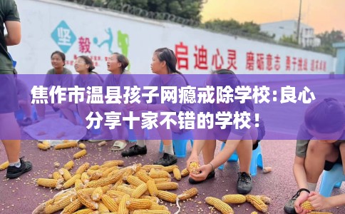 焦作市温县孩子网瘾戒除学校:良心分享十家不错的学校！