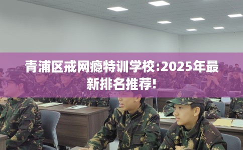 青浦区戒网瘾特训学校:2025年最新排名推荐!