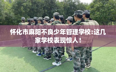 怀化市麻阳不良少年管理学校:这几家学校表现惊人! 怀化市麻阳不良少年管理学校:这几家学校表现惊人!