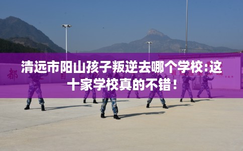 清远市阳山孩子叛逆去哪个学校:这十家学校真的不错！