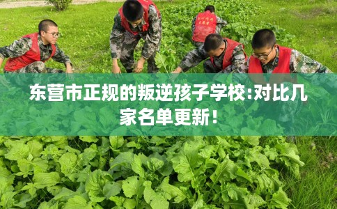 东营市正规的叛逆孩子学校:对比几家名单更新！