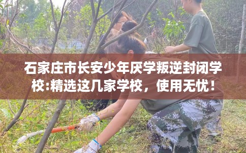 石家庄市长安少年厌学叛逆封闭学校:精选这几家学校,使用无忧! 石家庄市长安少年厌学叛逆封闭学校:精选这几家学校,使用无忧!
