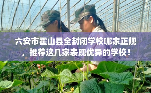 六安市霍山县全封闭学校哪家正规,推荐这几家表现优异的学校! 六安市霍山县全封闭学校哪家正规,推荐这几家表现优异的学校!
