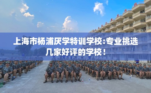 上海市杨浦厌学特训学校:专业挑选几家好评的学校! 上海市杨浦厌学特训学校:专业挑选几家好评的学校!