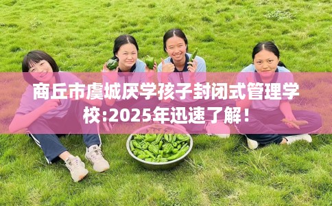 商丘市虞城厌学孩子封闭式管理学校:2025年迅速了解！