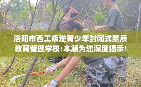 洛阳市西工叛逆青少年封闭式素质教育管理学校:本篇为您深度揭示!
