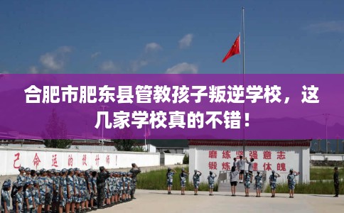 合肥市肥东县管教孩子叛逆学校,这几家学校真的不错! 合肥市肥东县管教孩子叛逆学校,这几家学校真的不错!