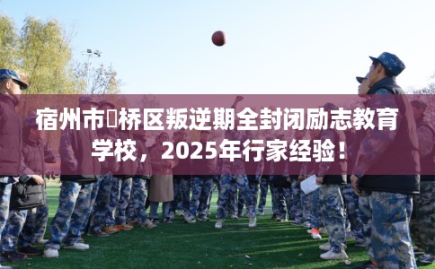 宿州市埇桥区叛逆期全封闭励志教育学校，2025年行家经验！