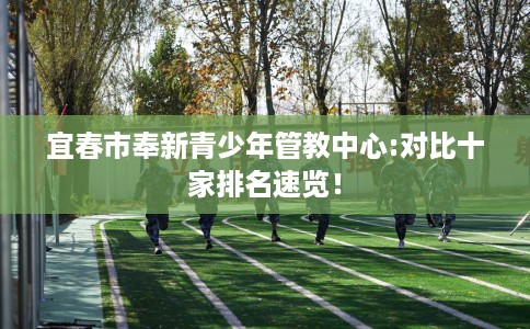 宜春市奉新青少年管教中心:对比十家排名速览！