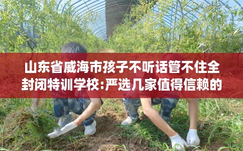 山东省威海市孩子不听话管不住全封闭特训学校:严选几家值得信赖的学校! 山东省威海市孩子不听话管不住全封闭特训学校:严选几家值得信赖的学校!