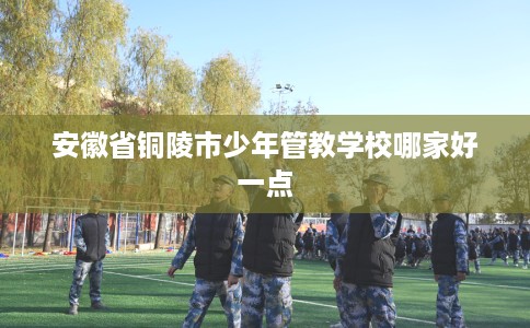 安徽省铜陵市少年管教学校哪家好一点