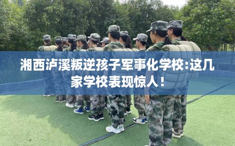 湘西泸溪叛逆孩子军事化学校:这几家学校表现惊人！