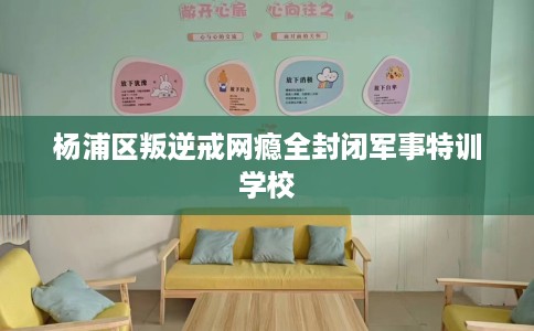 杨浦区叛逆戒网瘾全封闭军事特训学校