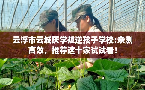 云浮市云城厌学叛逆孩子学校:亲测高效,推荐这十家试试看! 云浮市云城厌学叛逆孩子学校:亲测高效,推荐这十家试试看!