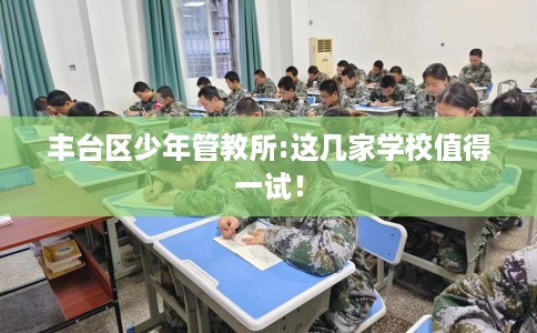 丰台区少年管教所:这几家学校值得一试！