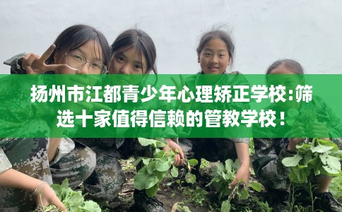 扬州市江都青少年心理矫正学校:筛选十家值得信赖的管教学校！