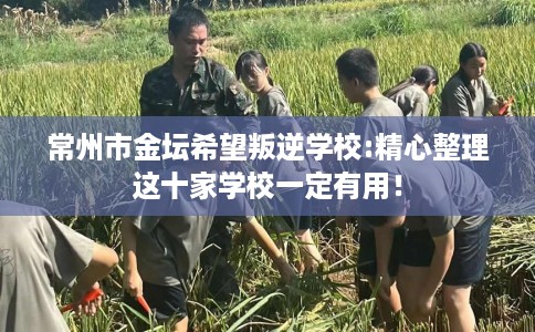 常州市金坛希望叛逆学校:精心整理这十家学校一定有用！