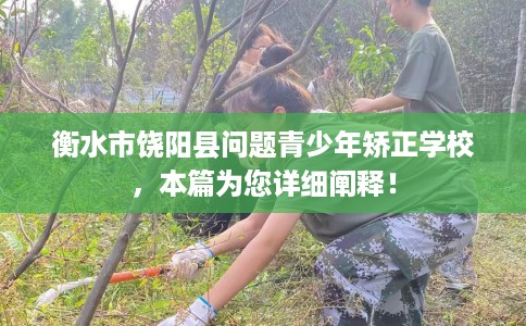 衡水市饶阳县问题青少年矫正学校,本篇为您详细阐释! 衡水市饶阳县问题青少年矫正学校,本篇为您详细阐释!