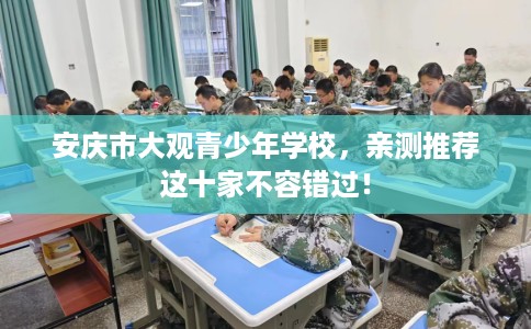 安庆市大观青少年学校，亲测推荐这十家不容错过！