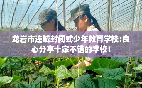 龙岩市连城封闭式少年教育学校:良心分享十家不错的学校! 龙岩市连城封闭式少年教育学校:良心分享十家不错的学校!