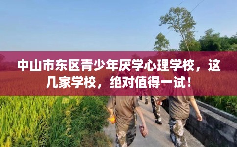 中山市东区青少年厌学心理学校，这几家学校，绝对值得一试！