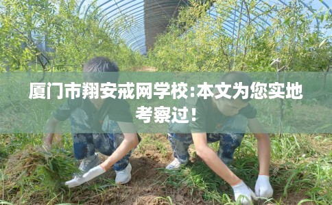 厦门市翔安戒网学校:本文为您实地考察过！