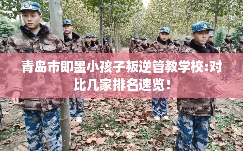 青岛市即墨小孩子叛逆管教学校:对比几家排名速览！