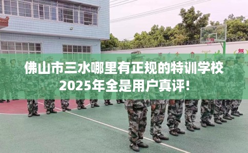 佛山市三水哪里有正规的特训学校2025年全是用户真评!