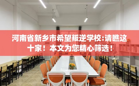 河南省新乡市希望叛逆学校:请瞧这十家！本文为您精心筛选！