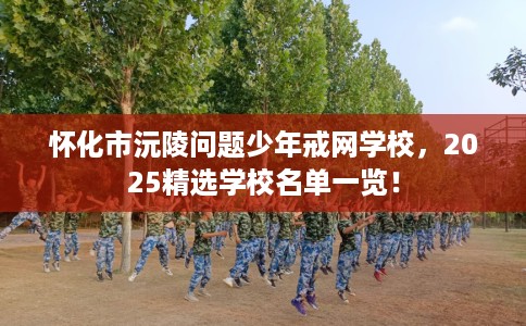 怀化市沅陵问题少年戒网学校，2025精选学校名单一览！