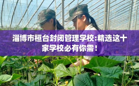 淄博市桓台封闭管理学校:精选这十家学校必有你需! 淄博市桓台封闭管理学校:精选这十家学校必有你需!