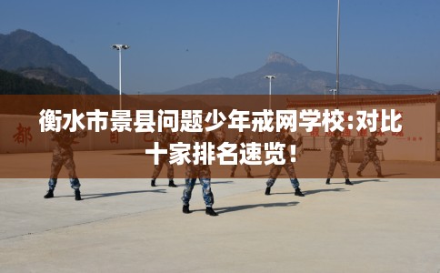 衡水市景县问题少年戒网学校:对比十家排名速览! 衡水市景县问题少年戒网学校:对比十家排名速览!