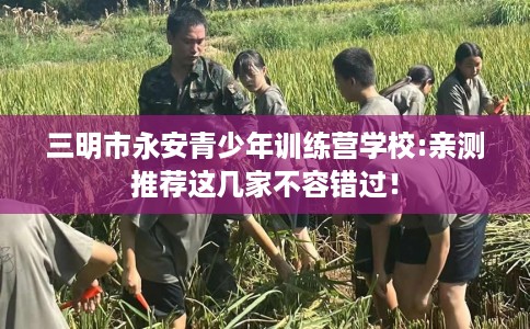三明市永安青少年训练营学校:亲测推荐这几家不容错过！