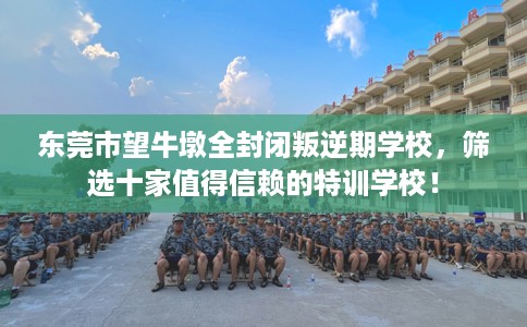 东莞市望牛墩全封闭叛逆期学校,筛选十家值得信赖的特训学校! 东莞市望牛墩全封闭叛逆期学校,筛选十家值得信赖的特训学校!