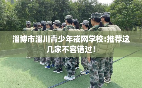 淄博市淄川青少年戒网学校:推荐这几家不容错过! 淄博市淄川青少年戒网学校:推荐这几家不容错过!
