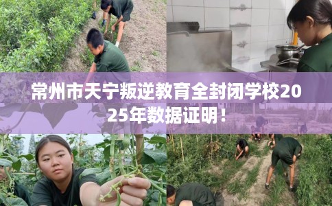 常州市天宁叛逆教育全封闭学校2025年数据证明！