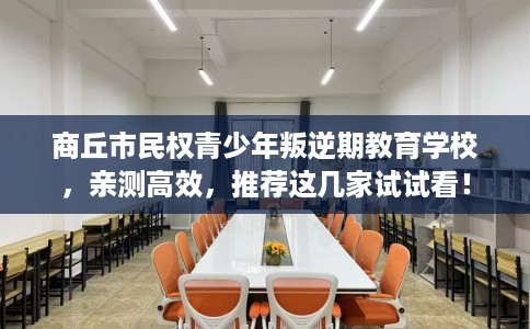 商丘市民权青少年叛逆期教育学校，亲测高效，推荐这几家试试看！