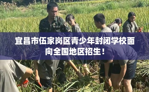 宜昌市伍家岗区青少年封闭学校面向全国地区招生! 宜昌市伍家岗区青少年封闭学校面向全国地区招生!