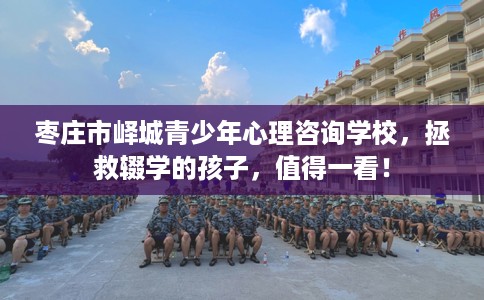 枣庄市峄城青少年心理咨询学校，拯救辍学的孩子，值得一看！