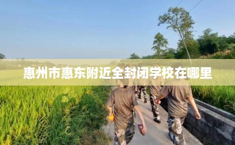惠州市惠东附近全封闭学校在哪里
