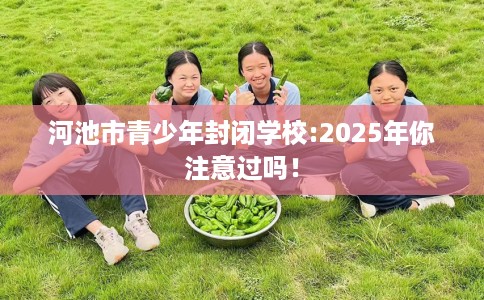 河池市青少年封闭学校:2025年你注意过吗！