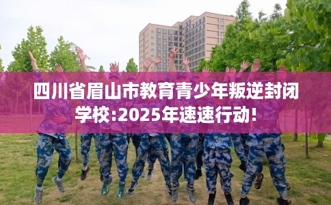 四川省眉山市教育青少年叛逆封闭学校:2025年速速行动!