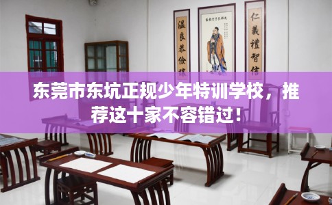 东莞市东坑正规少年特训学校，推荐这十家不容错过！
