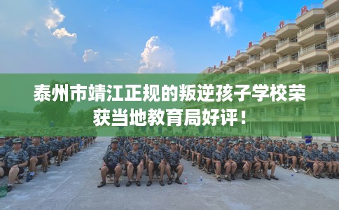 泰州市靖江正规的叛逆孩子学校荣获当地教育局好评！