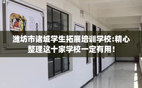 潍坊市诸城学生拓展培训学校:精心整理这十家学校一定有用！